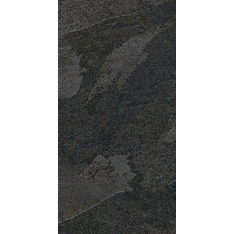  Full Plank shot of Black, Brown Mustang Slate 70968 from the Moduleo Impress collection | Moduleo